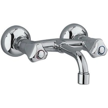 Mey İthalat İtimat Alfa 207 Sabit Lavabo Bataryası Duvardan Renkli