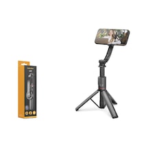 Nodar Nd1048 Telefon Tripodu Ve Selfie Çubuğu Seti Manyetik Bluetooth Kumandalı 105 Cm - Siyah