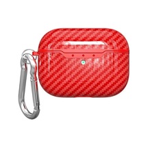 Ally Carbon Case Apple AirPods Uyumlu Pro Carbon Fiber Silikon Kılıf- 5775 Standart