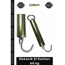 Kantar Hassas Ölçüm Sunan Dayanıklı Çelik Gövde Pratik Taşınabilir Mekanik El Kantarı 60 Kg Çok Renkli