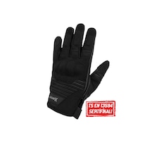 Xspeed Comfy En/ Tse 13594 Sertifikalı Yazlık Korumalı Motosiklet Eldiveni Siyah
