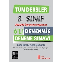 8. Sınıf Tüm Dersler Denenmiş 6'lı Deneme Sınavı