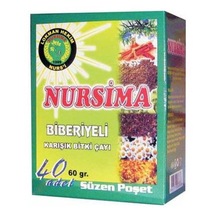 Nursima Biberiyeli Karışık Bitki Süzen Poşet Çay 40 x 1.5 G