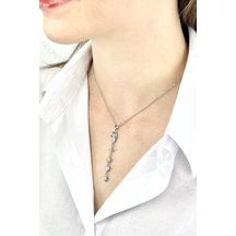 Manifest Y Kolye 436, Gümüş Rengi Gümüş