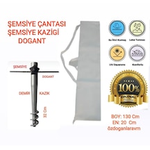 Plaj Şemsiyesi Çantası Ve Yer Sabitleme Aparatı
