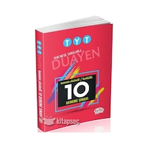 Tyt Duayen Çözümlü 10 Deneme - Editör Yayınevi