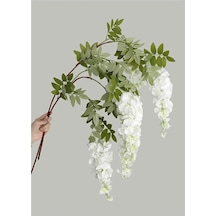 Yapay Salkım Akasya 3 Dallı 108 Cm Beyaz