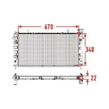 R21 Optima Motor Su Radyatörü 7702247464