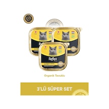 Reflex Plus Sos İçinde Organik Tavuklu Yetişkin Kedi Maması 3 85 G