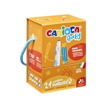 Carioca Jumbo Bebek Süper Yıkanabilir Keçeli Boya Kalemi 24'lü 46817
