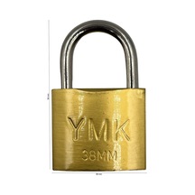 Ymk Kancalı Asma Kilit Kısa Sarı 38 Mm