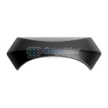 Evon Mat Siyah Kabuk Desenli Kulp 96 Mm