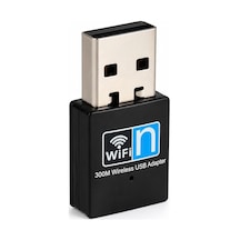 Primex Px-wf3 Realtek Rtl8192eu 300mbps Usb Wifi Adaptör, 2.4ghz 802.11n Wireless Dongle, Usb Kablosuz Ağ Alıcı, Pc Laptop Notebook Mini Pc İçin Wifi Aparatı, Windows 11/10 Ve Linux Tak Çalıştır