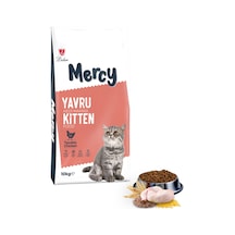 Mercy Tavuklu Yavru Kedi Maması 10 KG