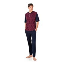 Pierre Cardin 6022 Jakarlı 3 Lü Kısakol Pijama Takım 001