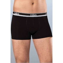 Relax Pamuklu Esnek Erkek Boxer Siyah - 1268a Beden: 2xl Standart