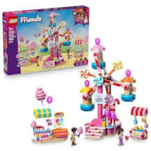 LEGO® Friends Şeker ve Kapkek Dönme Dolabı 42700 - 7 Yaş ve Üzeri Çocuklar için 3 Mini Bebek İçeren Oyuncak Yapım Seti (602 Parça)