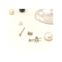 2.5mm Nokta Top Vidalı Küpe 14 Ayar Altın