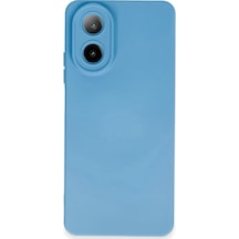 Uryport Oppo A38 Kılıf Nano İçi Kadife Silikon - Mavi