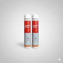 Würth Duşakabin Silikonu Beyaz Su Geçirmez Ve Sızdırmaz 310ml 2 Adet Beyaz