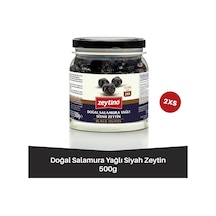Gemlik Siyah Zeytin 500 Gr 351/380 2xs Cam Kavanoz