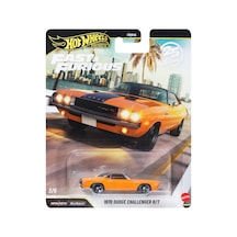 Hot Wheels Premium 1970 Dodge Challenger R/t - Fast & Furious 25. Yıl 2026 Turuncu 1/64 Diecast Mo Çok Renkli