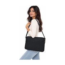 Mussen Kumaş Laptop & Evrak Çantası Omuz Askılı Eko 36x26x2 Siyah