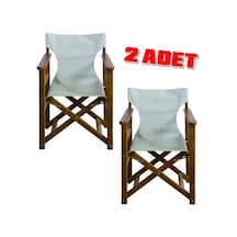 Motoryagmarket Orphey Rejisör Tipi Katlanabilir Ahşap Sandalye Pvc Oturum X2 Ceviz