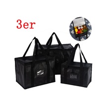 3x Soğutucu Çanta Soğutucu Kutu Büyük Soğutucu Kutu İçecek Çantası Soğutucu Çanta Soğutucu Piknik Çantası Yalıtımlı Çanta 16l + 28l + 50l