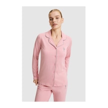 U.S. Polo Assn. Kadın Açık Pembe Pijama Takımı 50333630-vr078 Acık Pembe