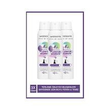 Watsons Invisible Flower 24 Saat Etkili Kadın Sprey Deodorant 3 x 150 ML