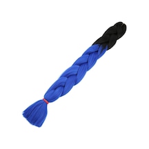 Afrika Örgülük Sentetik Ombreli 100 Gr. / Siyah / Koyu Mavi Ombreli - Mydr-462919 Çok Renkli