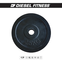 Diesel Fitness Kauçuk Kaplı 2,5 Kg Ağırlık Plakası