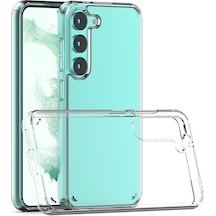 Samsung Galaxy Uyumlu S23 Kılıf Full Şeffaf Sararmaz Kapak