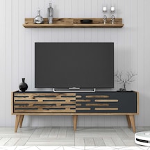 Variant Valensiya 140cm Tv Ünitesi - Ceviz / Antrasit
