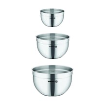 Korkmaz Proline Gastro 3'Lü Karıştırma Kabı 16/20/24 Gıda Çok Renkli