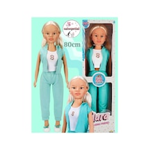 Büyük Boy Et Bebek 80cm Yürüyüş Arkadaşım Clara Sporty 80 Cm Yeşil Eşofman Takımlı