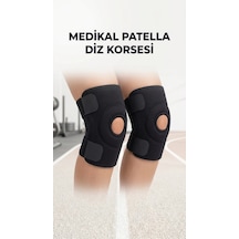 Buğz Destekli Diz Korsesi Patella Menisküs Ağrısı İçin Spor Dizlik İkili Yan Çapraz