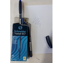Tükenmez Jel Kalem 0.6 Mm Kalınlık Mavi Schneider 10 Adetli Kutu