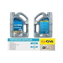 Gva Motor Yağı 5w30 5 Lt Platınum Tam Sentetik Apı Sl/cf Gva 9920124 93165557