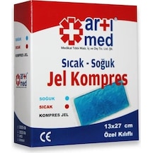 Artımed Kılıflı Sıcak- Soğuk Jel Kompres 13x13cm Artımed X 3 Adet