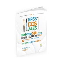 KPSS-DGS-ALES Matematiğin Kara Kutusu Modüler Aritmetik & İşlem Tamamı D.Çözümlü Fasikül Dergi