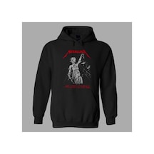 Tarzsokak Oversize Unisex Siyah Metallica And Justice For All Hoodie