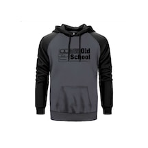 Bmw Old School E30 Gri Renk Reglan Kol Sweatshirt Gri