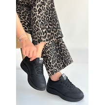 Yejja Siyah Cilt Bağcıklı Spor Ayakkabı Çok Renkli