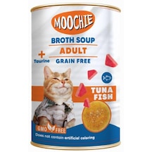 Moochie Ton Balıklı Tahılsız Et Suyu Yetişkin Kedi Çorbası 135 ML