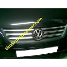 Volkswagen Caddy Lıfe Krom Ön Panjur Aksesuarı 6 Parça P. Çelik