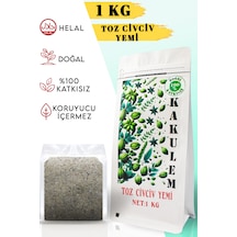 Kakulem Sertifikalı Bıldırcın Ördek Tavuk Toz Civciv Yemi 1 Kg