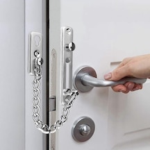 Hırsızlığa Karşı Kapı Zinciri Kapı Tokası Zincir Kilidi, Paslanmaz Çelik Hırsızlığa Karşı Zincir, Oda Kapısı Emniyet Zinciri