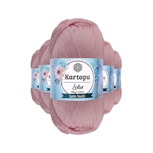 5 Adet Lotus Bikini Büstiyer Bluz Örgü İpi K768 Açık Pembe